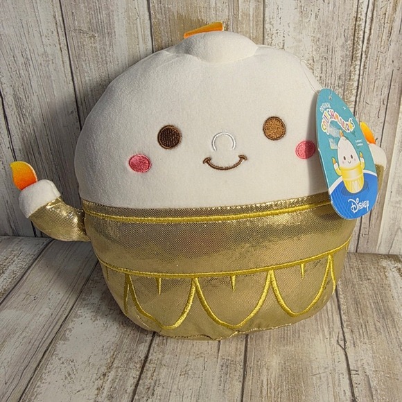 Squishmallows Other - Squishmallows Disney Beauty and the Beast Lumiere 10 Inch Gold Plush NWT
